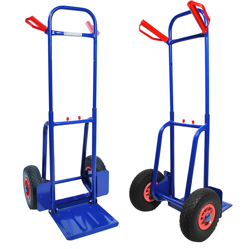 Sackkarre pannensicher klappbar Transportkarre höhenverstellbar Vollgummi 200kg - Bild 4 von 4