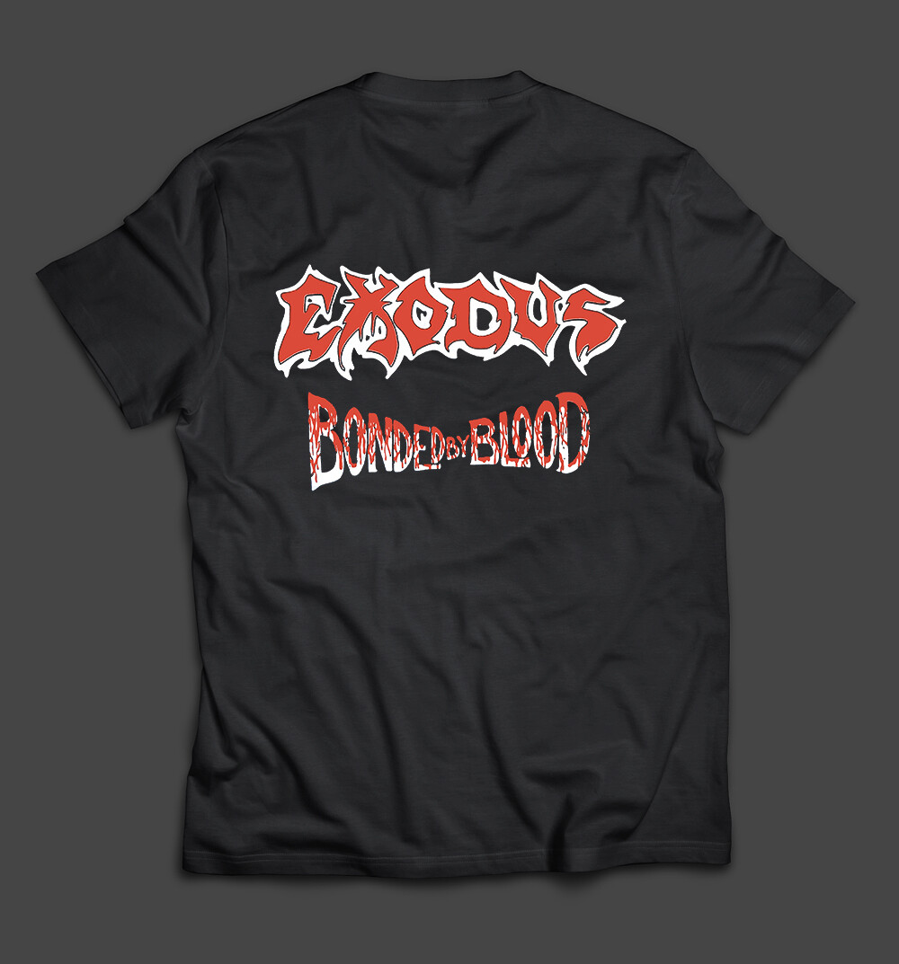 EXODUS – Bonded By Blood (w/backprint) T-SHIRT | eBay