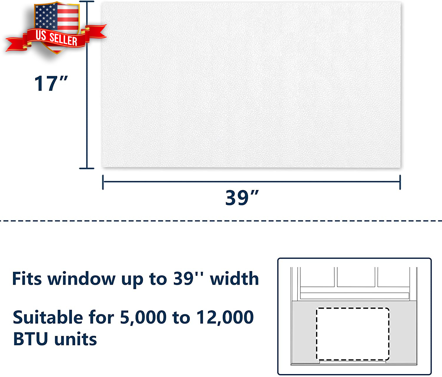 Window Air Conditioner Surround Foam Insulation Panels,Ac Side Insulating Sun Bl