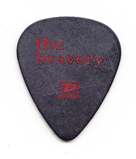 The Bravery Michael Moose Zakarin Single-Sided Black Guitar Pick - 2005 Tour