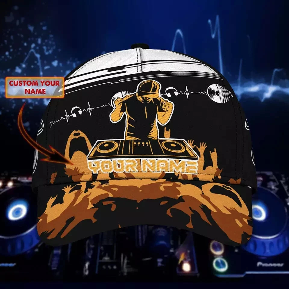 3D Printed DJ Cap – Personalized Baseball Cap for DJs,