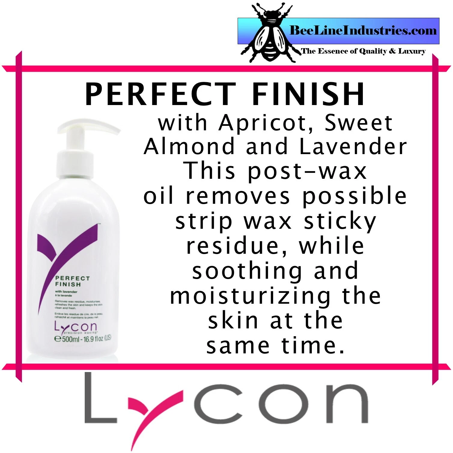 Lycon Wax  Post Wax PERFECT FINISH 500mL / 17oz