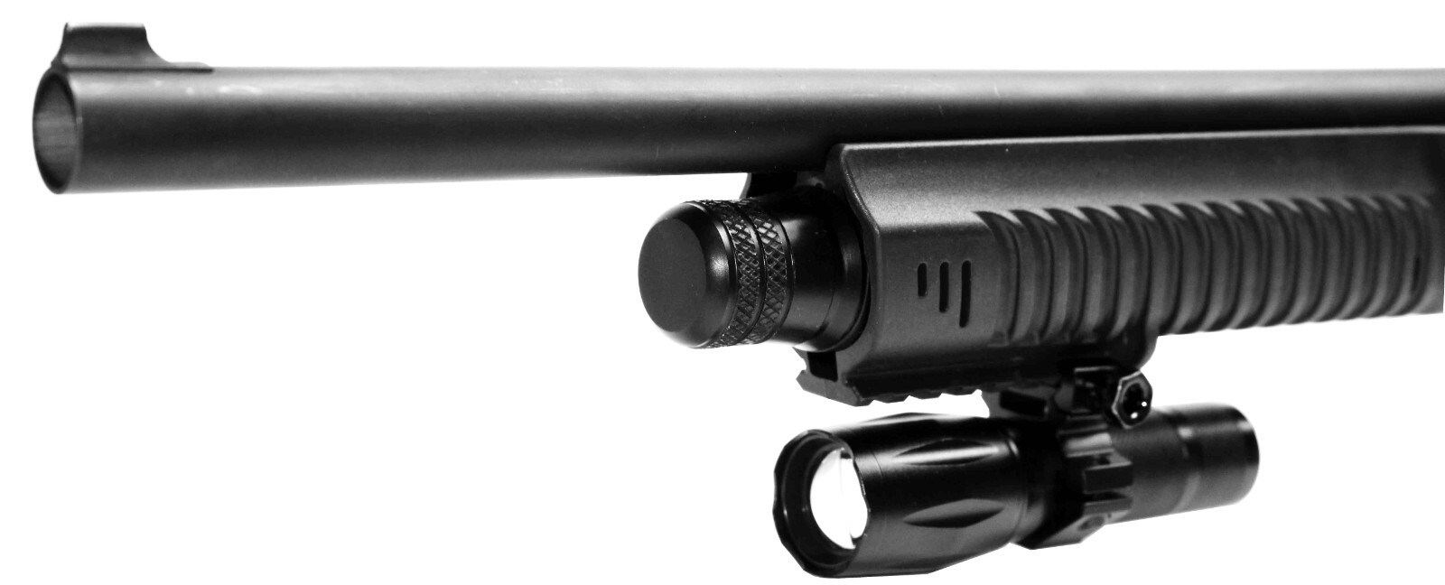 flashlight tactical for rifles hunting home defense accessories aluminum black.