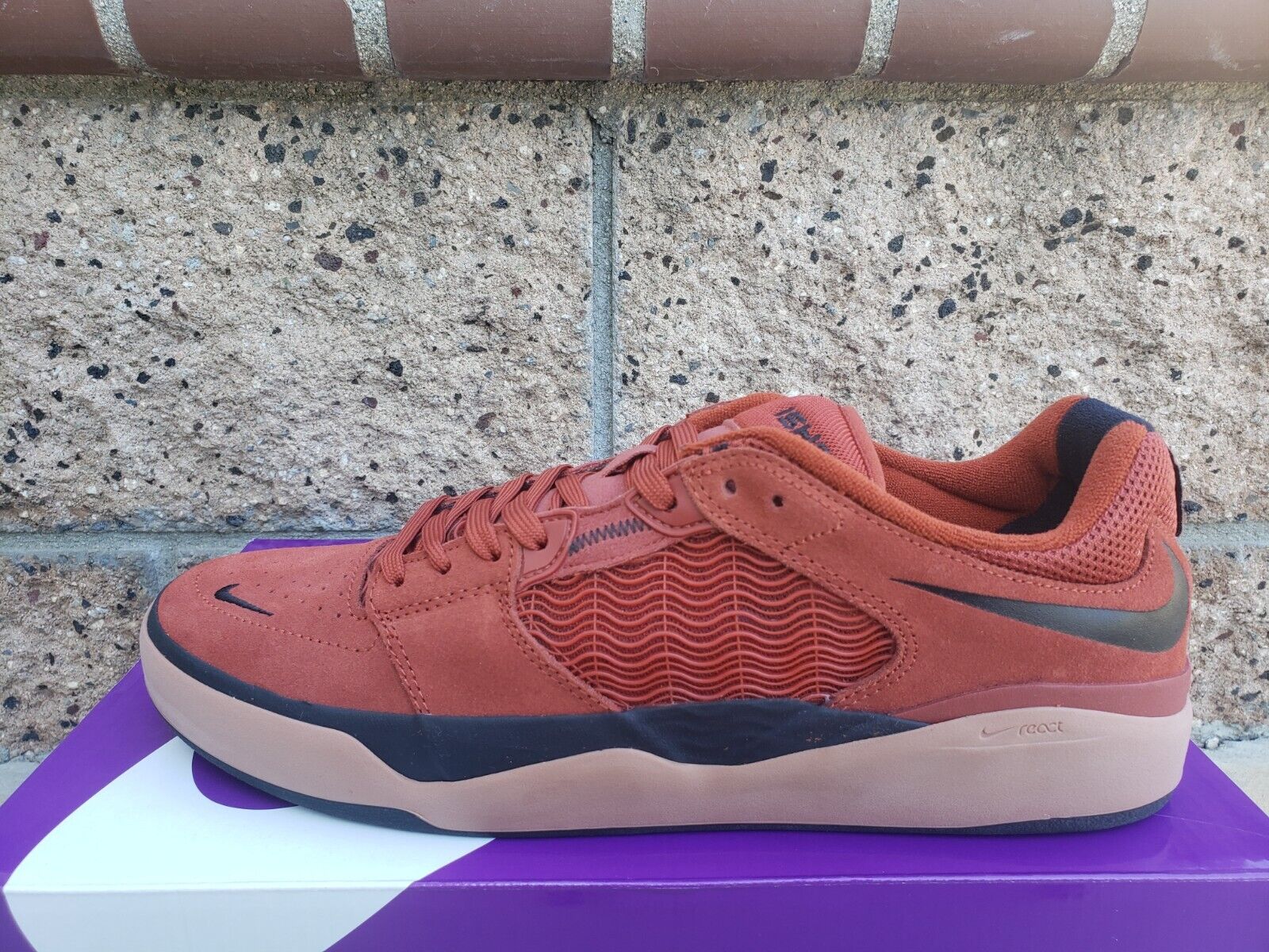 Nike SB Ishod Wair Shoes Rugged Orange Black DC7232-800 Men's Size 