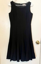 Calvin Klein Black Sleeveless Pleated Women's Dress- Size 6(?)