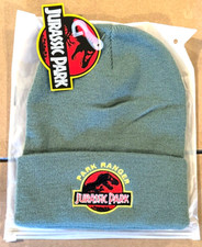 Bioworld   Jurassic Park   Park Ranger Cuff Beanie   NWT   Sealed   Ships Free