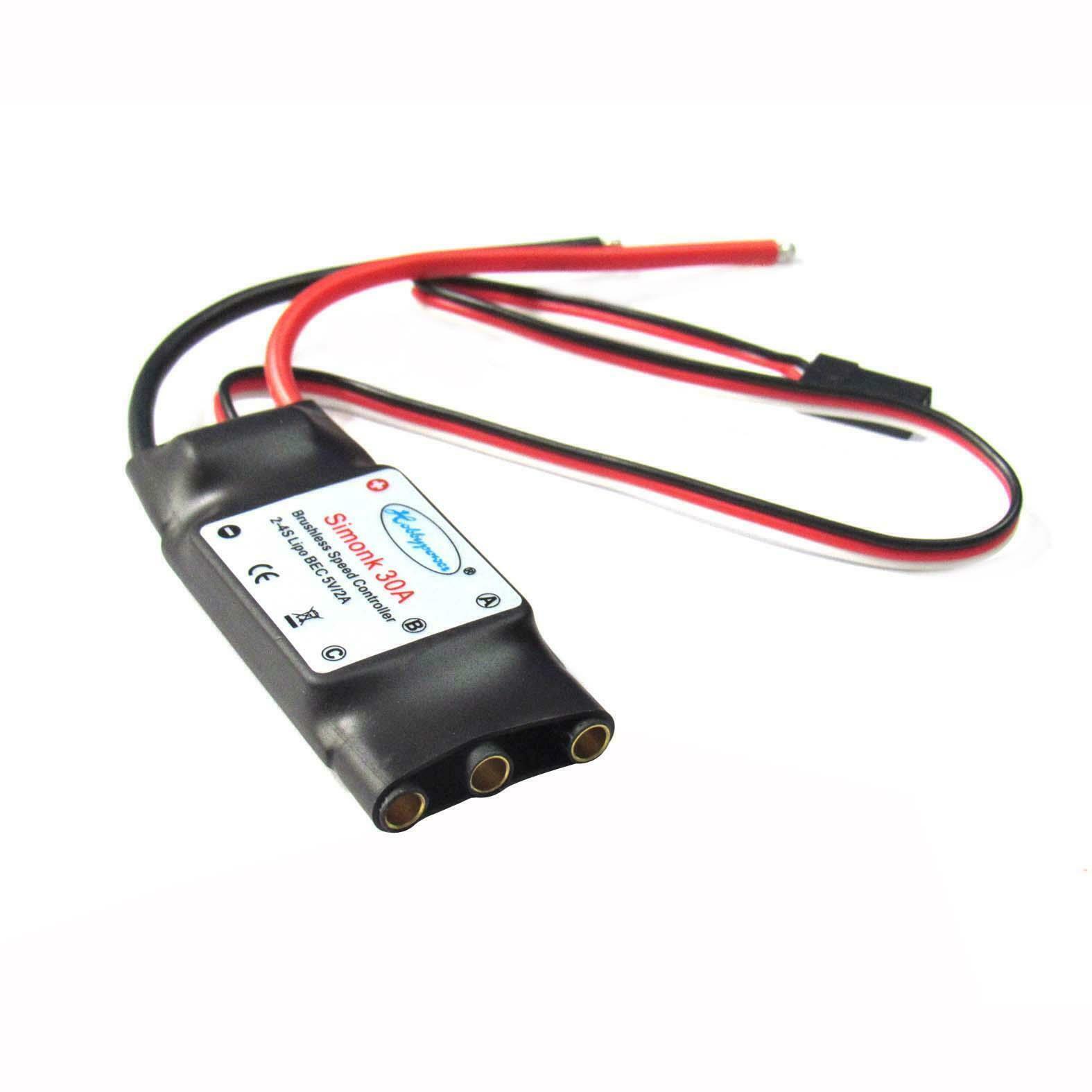 6pcs SimonK 30A ESC Brushless Speed Controller 2-4S for RC Hexacopter F550 S550