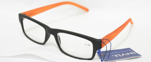 Occhiali da Lettura INVU B6507L +3.50 NERO ARANCIO READING GLASSES BLACK  ORANGE | eBay