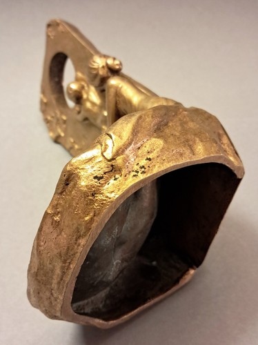Jugendstil - Kleine dekorative Bronze signiert 'Juszkovits' um 1900 - Bild 5 von 6