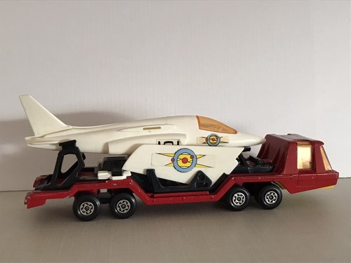 MATCHBOX SUPER KINGS K-13 DAF AIRCRAFT TRANSPORTER - 1978 -Box Originale - Foto 3 di 4