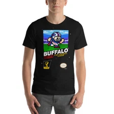 Buffalo Bills Football Tee Mafia Nintendo Retro 8-bit Tecmo Super Bowl T-Shirt