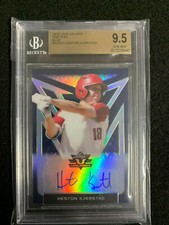 2020 Leaf Valiant Portrait Blue 35/50 Heston Kjerstad Auto Beckett 9.5 Gem Mint 