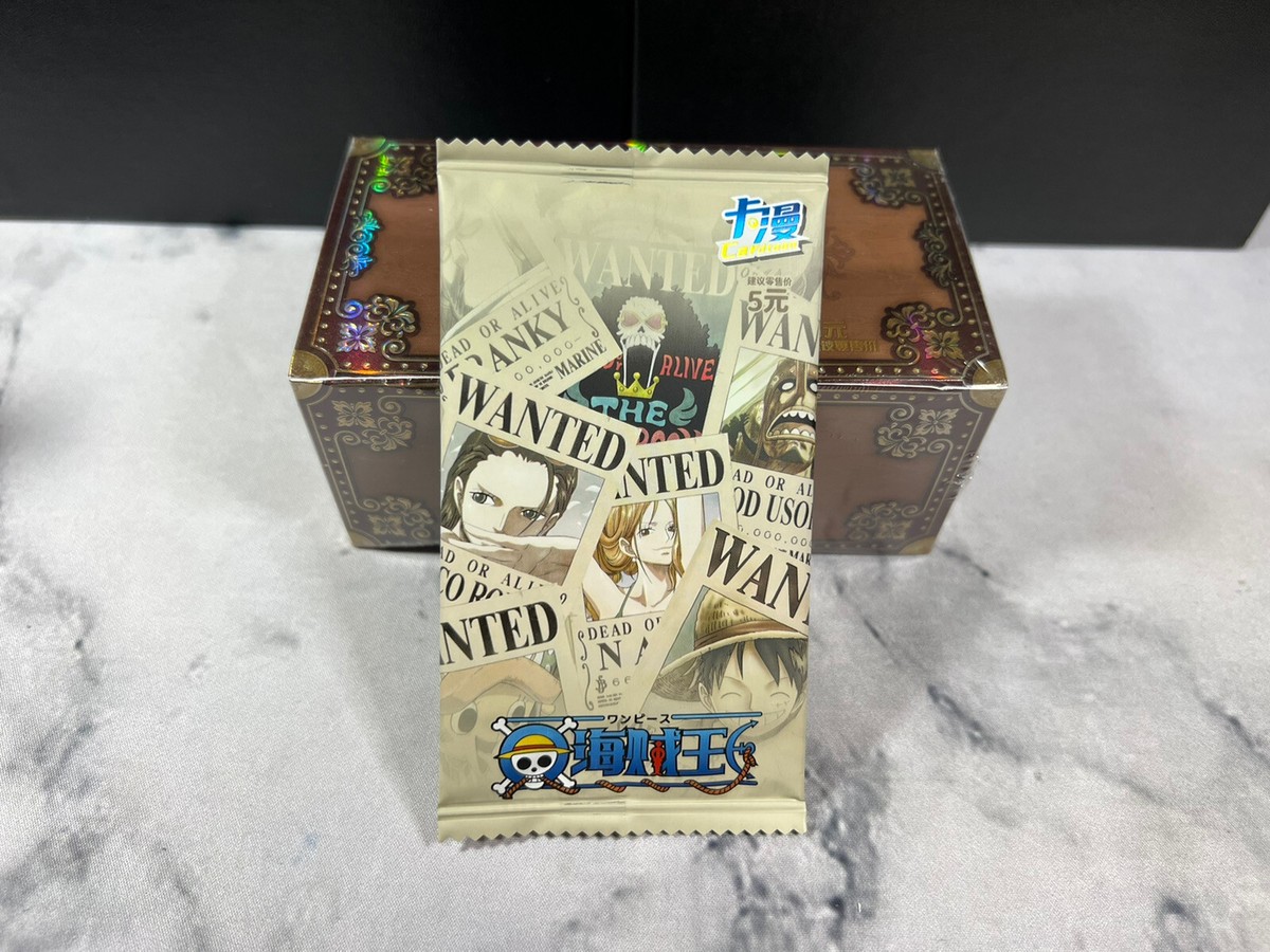 One Piece Premium Trading Card Game Booster Box CCG TCG Wood Chest