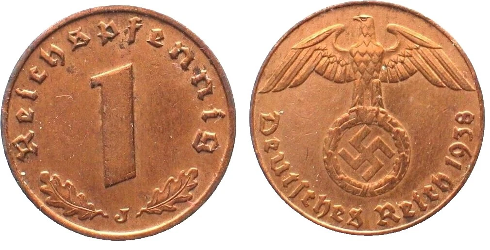 Sin certificación Bronce 1936 AÑOS monedas de Alemania