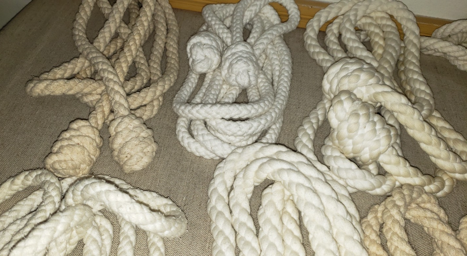 LOT OF 10 MONK CLERGY SERVER ROPE CINCTURES WHITE SEE DESCRIPTION FOR ...