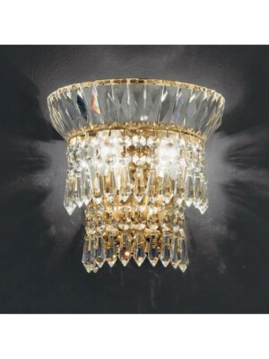 Classic Wall Applique In Crystal Leo-Naples-AP2