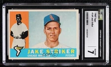 1960 Topps Jake Striker #169 CGC 7 Rookie RC