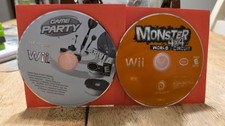 Nintendo Wii Disc Only Lot - Monster 4x4 World Circuit & Game Party Midway