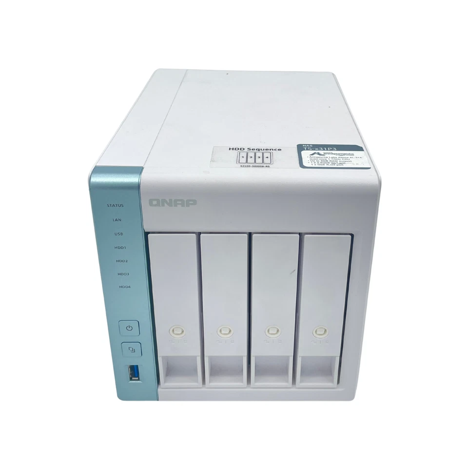 QNAP TS-431P3 4-Bay NAS Quad-Core 1.7GHz 2GB RAM SATA 1x 2,5GbE 1x GbE RJ-45 - Image 2 of 4