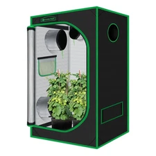 Grow Tent 24x36x60 Mylar Hydroponic Indoor Tent for Plants with Tray