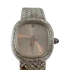 Cyma Quartz Watch/Analog/Slv/Slv/9101206/Condition Considered