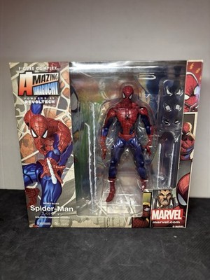 Kaiyodo Revoltech Amazing Yamaguchi 001 Spider-Man Action Figure used Japan