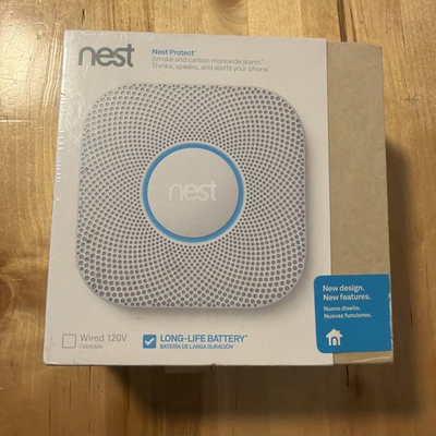 #ad #ad Google Nest Protect Smoke and Carbon Monoxide Alarm S3000BWES AS IS $79.99
