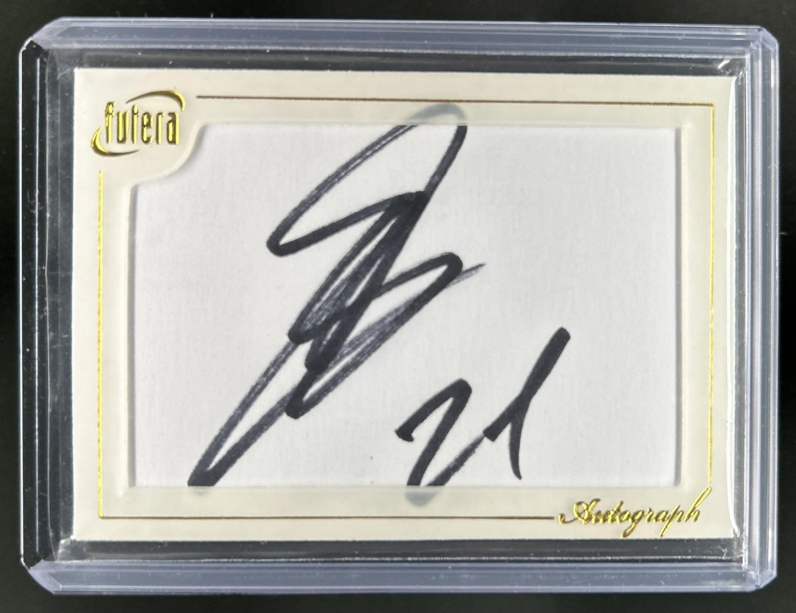 2026 Futera Incredible Pablo Sarabia Gold Plated 1/1 Auto Autograph #1/1 view 1