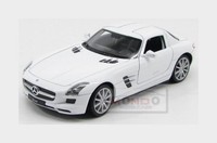 1:24 Welly Mercedes Benz Sls Coupe 6.3 Amg (C197) 2010 White WE24025W Modellbau