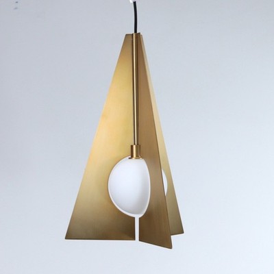 Tech Lighting Visual Comfort Orbel Pyramid Pendant 700TDOBLPR-LED930, Open Box