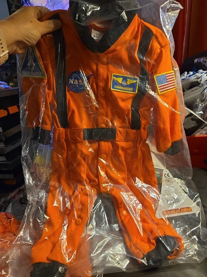 Traje/disfraz de astronauta bebé Aeromax Jr. talla 6 a 12 meses Foto 3 de 4