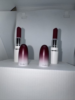 2XMAC Limited Edition Big Brick Energy Mini Powder Kiss Lipstick