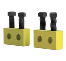 (QTY 2) Garage Door Torsion Spring Spring Repair Block - .3125 To .3625 - Yellow thumbnail 1