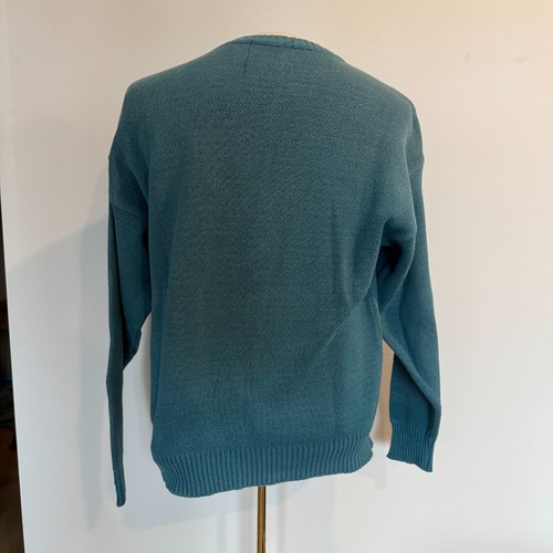 Suéter De Colección Para Hombres L Golf Novedad Tejido Todo Palos Londres Niebla Acrílico Años 90 DEFECTUOSO - Imagen 4 de 6