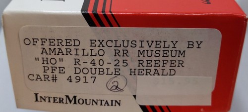 InterMountain 4917 HO Pacific Fruit Express R-40-25 Frigorífico Doble Herald Coche Kit | Zustand: New