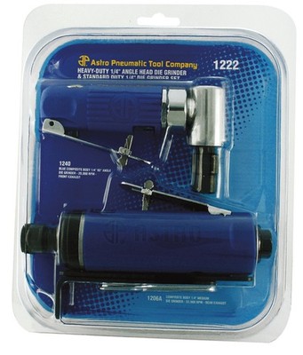 Angle Die Grinder 1/4HP Mini Right-Angle - Compact Lightweight Tool - Reduces