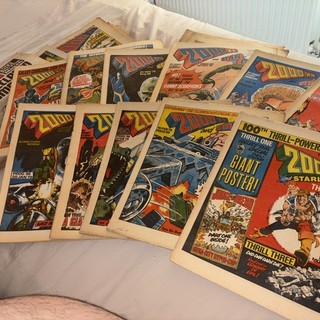 2000ad Progs 90 100 complete run x11 huge bundle Joblot Judge Dredd