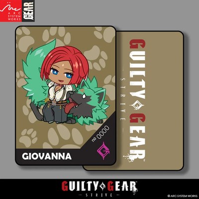 Guilty Gear Strive Giovanna Chibi Collectible Card Event Exclusive GGST Limited