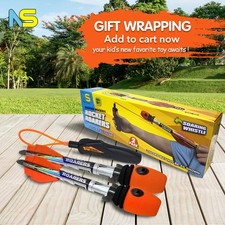 1 Set Rocket Launcher Toy -Slingshot Ejection 250ft w/Whistling,Outdoor for Kids