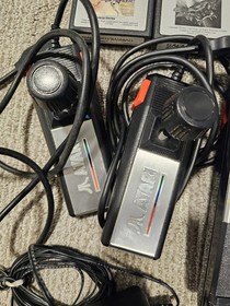 Atari 7800 console with 10 7800 games and two controllers. Tested, Works Great