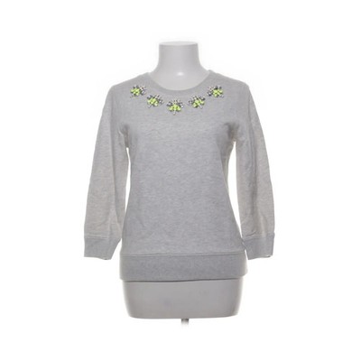 J.Crew, Sweatshirt, Größe: XS, Grau/Gelb, Baumwolle, Damen #OFi