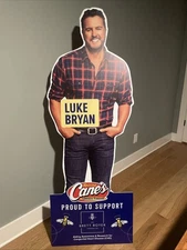 Luke Bryan Raising Cane’s 65 Inch Cardboard Cutout Standup