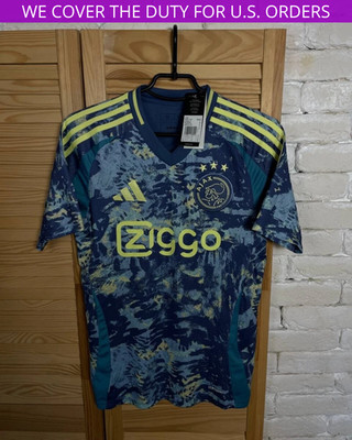 AJAX AMSTERDAM JERSEY AWAY FOOTBALL SOCCER SHIRT 2024 ADIDAS TRIKOT MEN sz XS