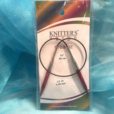 Knitter  s Pride Dreamz Fixed Circular Knitting Needles 16  US10 Knit-in-the-round