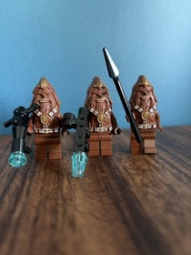 LEGO Star Wars Ep3 Wookiee Warrior Minifigure (7258 7260) sw0132 Three Figures