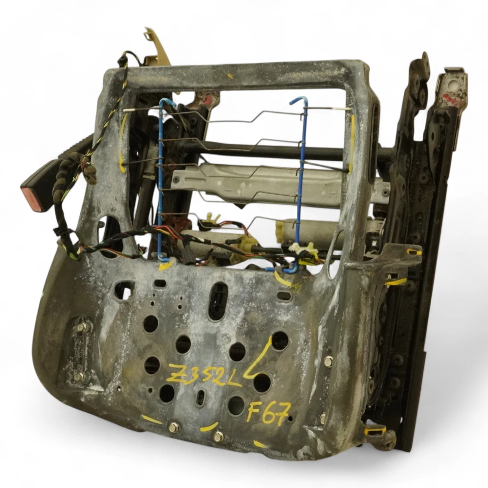 04-07 Jaguar Xj8 X350 Seat Track Base Slide Rail Front Left Lh 2W9f13c789ch Oem - Изображение 2 из 4