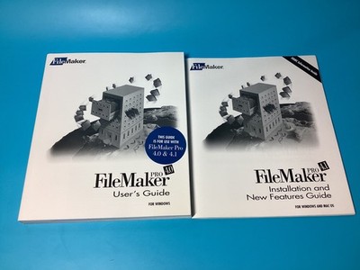 FileMaker Pro 4.1 for Windows & MacOS User s and Install  Guides 1998