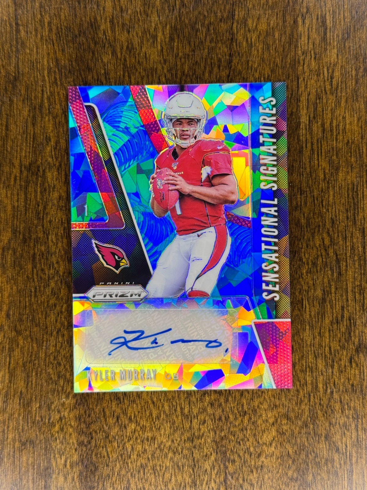 2019 Panini Prizm Kyler Murray Sensational Signatures Blue Ice RC Auto /99