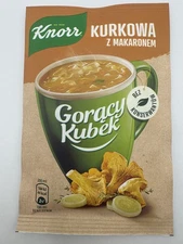 Knorr Goracy Kubek Kurkowa z Makaronem Instant ChanterelleSoup with Pasta 5-Pack
