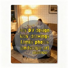 Custom 1000 Piece Family Photo Jigsaw Puzzle Personalized Gift